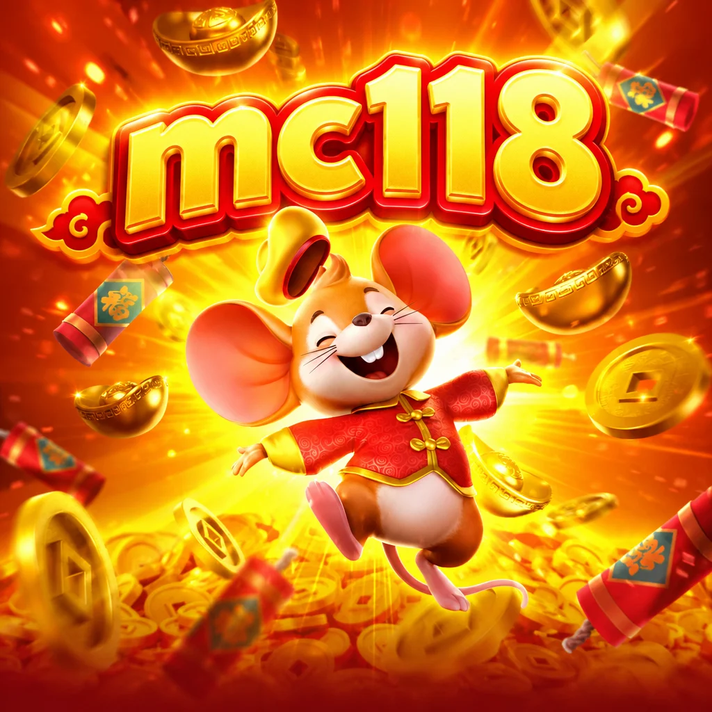 mc118 menghadirkan karakter tikus periang bertema Tahun Baru Imlek dari permainan Fortune Mouse